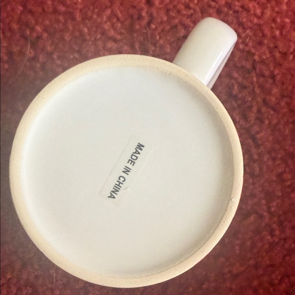 White Mug with Red & Teal Buffalo Plaid Trees - 'Merry' Gold Script💜 - Picture 3 of 5